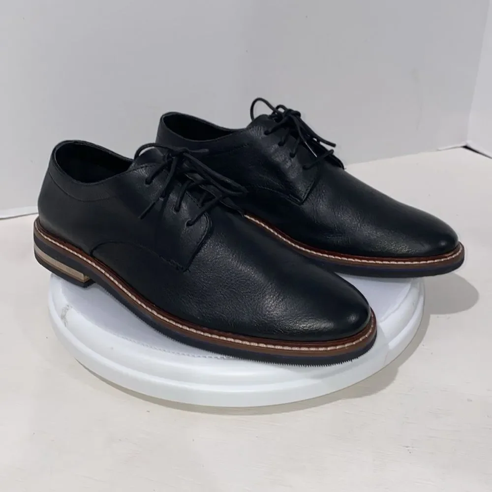 Bostonian Men's Dezmin Plain-Toe Dress Casual Oxfords In Black Size 7.5